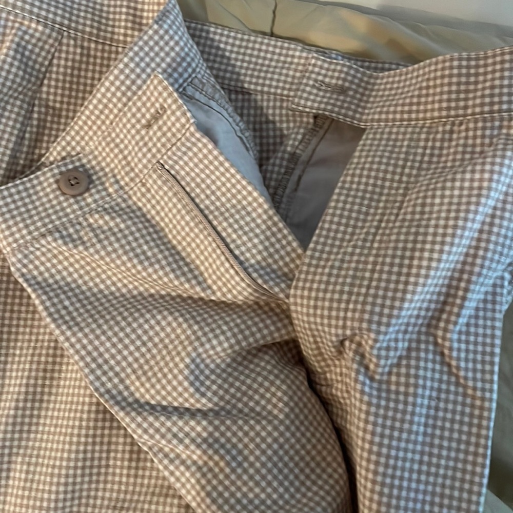 Rafaella Gingham ankle pants-very small pattern of chex